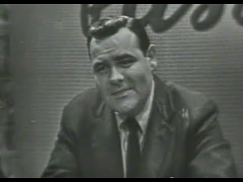 Jonathan Winters on Pass the Line 1954 quiz show TV pilot episode artwork