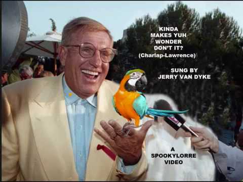 JERRY VAN DYKE sings- to Make you Wonder about LASER DOT POINTERS & BIRDS episode artwork