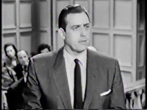 Raymond Burr Perry Mason goes Incompetent Irrelevant and Immaterial on Ham Burger episode artwork