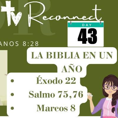 LA BIBLIA EN UN AÑO - DÍA 43: Leyendo acerca de la procrastinación según la biblia (Nueva Versión Internacional NVI) - Disconnect to Reconnect - Éxodo, Salmos, Marcos