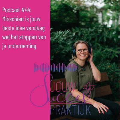 #44: Misschien is jouw beste idee vandaag wel het stoppen van je onderneming