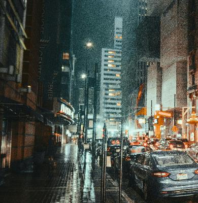 City Night Rain: 8-Hour Tranquil Ambience for Relaxation, Studying & Sleep