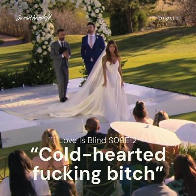 En grej till: Love is Blind s09e12 – ”Cold-hearted fucking bitch!”