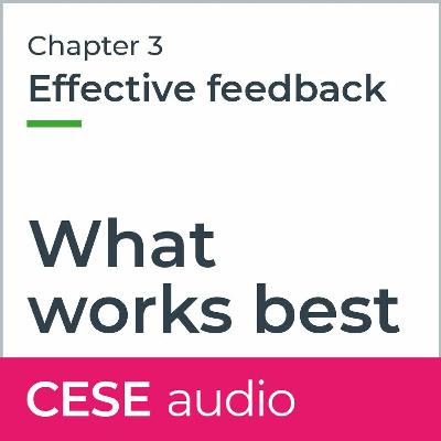 What works best chapter 3: Effective feedback