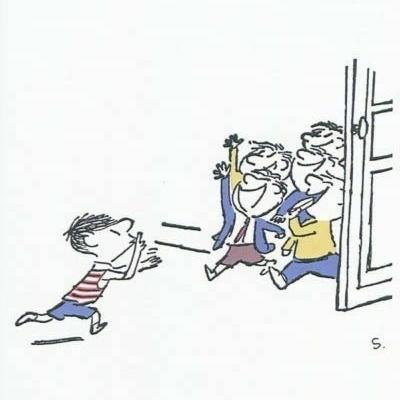 Les surprises du Petit Nicolas : On est allé au restaurant.