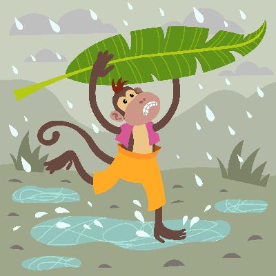 The Battle of the Wind and the Rain-Storytelling Podcast for Kids:E324