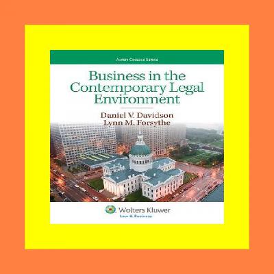 (READ)^ Business in the Contemporary Legal Environment (Aspen College Series) {mobiePub}