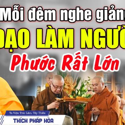 Mỗi đêm nghe giảng Đạo Làm Người biết cách tu tập tạo phước đức đời này đời sau - Thầy Pháp Hòa