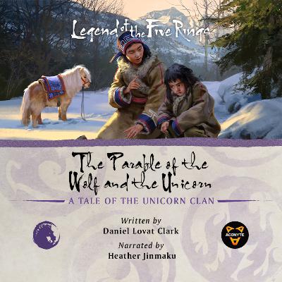 The Parable of the Wolf and the Unicorn by Daniel Lovat Clark, narrated by Heather Jinmaku The Parable of the Wolf and the Unicorn by Daniel Lovat Clark, narrated by Heather Jinmaku