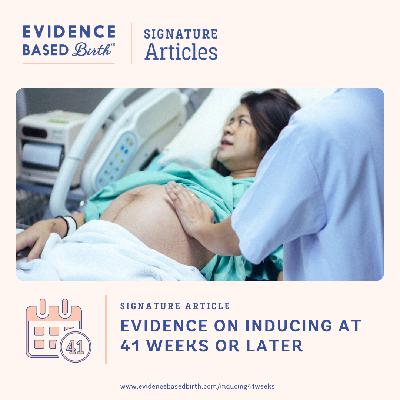EBB 393 - Evidence on Inducing at 41 Weeks or Later EBB 393 - Evidence on Inducing at 41 Weeks or Later
