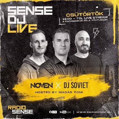 SenseDj LIVE DJ SOVIET & NOVEN Host. Madár Tomi @ Radio Sense 2025.02.06 DISCO Story