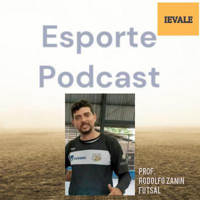 Téo Pimenta conversa com o prof. Rodolfo Zanin sobre iniciação esportiva no futsal Téo Pimenta conversa com o prof. Rodolfo Zanin sobre iniciação esportiva no futsal