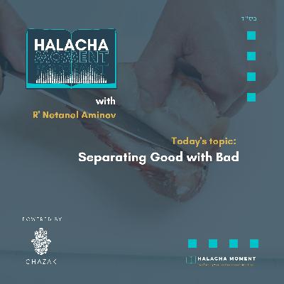 Separating Good With Bad On Shabbat - Halacha Moment