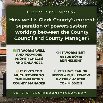 POLL: How well is Clark County’s current separation of powers system working between the County Council and County Manager?