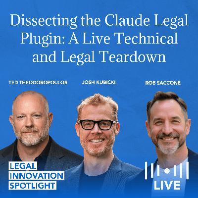 [LIVE] Dissecting the Claude Legal Plugin: A Live Technical and Legal Teardown