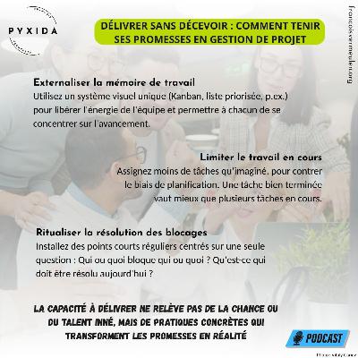 Délivrer sans décevoir : Comment tenir ses promesses en gestion de projet (S1E17) Délivrer sans décevoir : Comment tenir ses promesses en gestion de projet (S1E17)