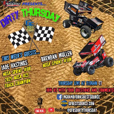 RCS DIRTY THURSDAY – with NOSA Sprint Drivers, #8H, Jade Hastings & #11M, Brendan Mullen - 9-25-2025 RCS DIRTY THURSDAY – with NOSA Sprint Drivers, #8H, Jade Hastings & #11M, Brendan Mullen - 9-25-2025
