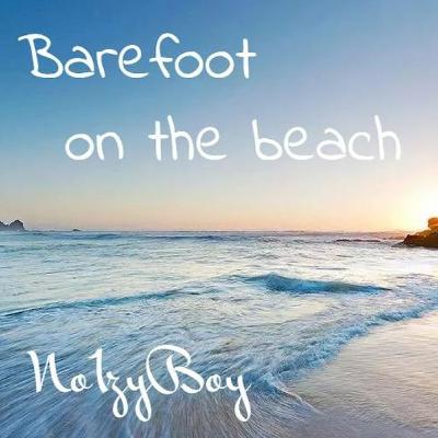 Barefoot on the beach