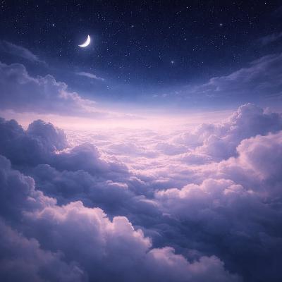 Floating Above the Clouds – 4 Hours of Atmospheric Sleep Drone