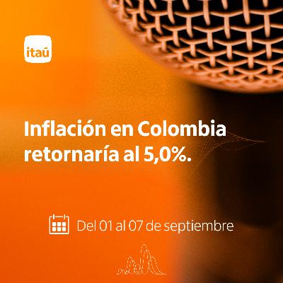 Inflación en Colombia retornaría al 5,0%.