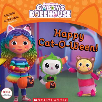 “Happy Cat-O-Ween!” a Gabby’s Dollhouse book