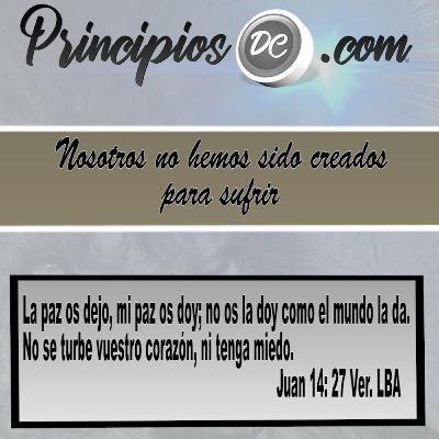 Nosotros no hemos sido creados para sufrir
