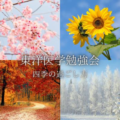 #4 東洋医学的四季の過ごし方〜東洋医学勉強会より〜