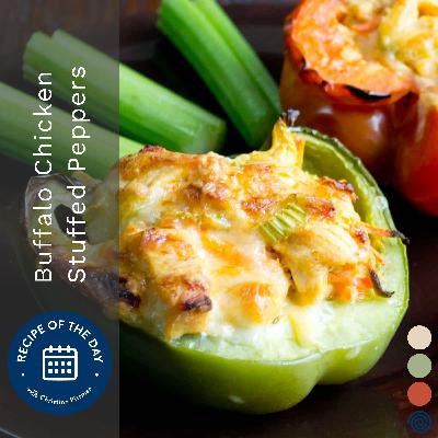 Buffalo Chicken Stuffed Peppers