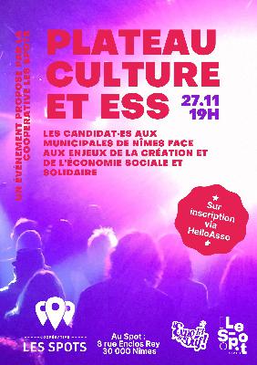 Municipales 2026 : Le Spot invite la culture au cœur du débat nîmois
