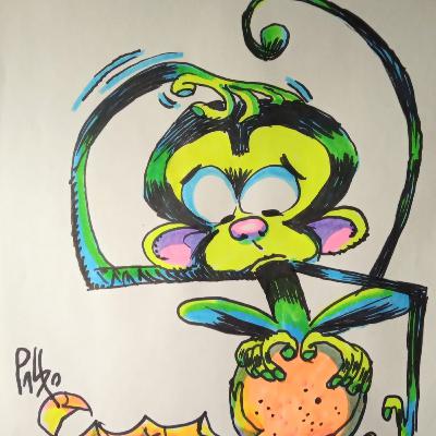 El mono y la naranja/Florcita de alelí