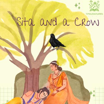 Sita and a crow Sita and a crow