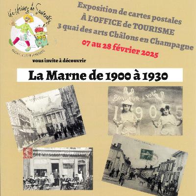 Des cartes postales de la Marne s'exposent à l'Office de Tourisme de Châlons