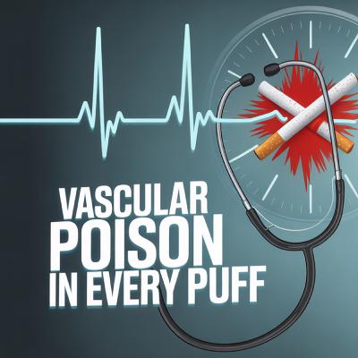 Smoking’s Secret Weapon: Vascular Poison in Every Puff Smoking’s Secret Weapon: Vascular Poison in Every Puff