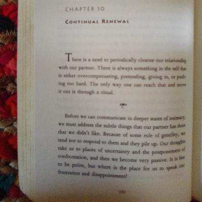 The Spirit of Intimacy by Sobonfu Somé, Chptr 10 - Continual Renewal