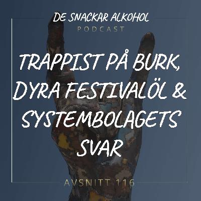 116. Trappist på Burk, Dyra Festivalöl & Systembolagets Svar.