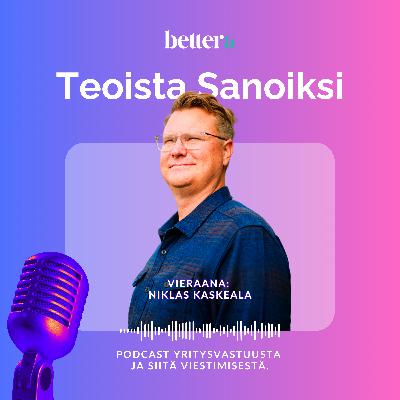 Miksi me tehdään liian vähän? Yritysten ja yksilöiden rooli kestävyysmurroksessa | Vieraana Niklas Kaskeala, The Activist Agency Miksi me tehdään liian vähän? Yritysten ja yksilöiden rooli kestävyysmurroksessa | Vieraana Niklas Kaskeala, The Activist Agency