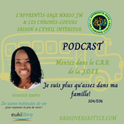 Je suis plus qu’assez dans ma famille! S04/E06 Avec Eudoxie Adopo Je suis plus qu’assez dans ma famille! S04/E06 Avec Eudoxie Adopo