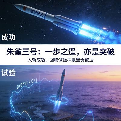 朱雀三号首飞成功入轨！一子级回收试验未达预期，中国商业航天迈出关键一步