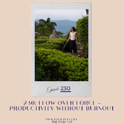 230: Flow over Force - The Spiritual Achiever's Guide to Productivity without Burnout 230: Flow over Force - The Spiritual Achiever's Guide to Productivity without Burnout