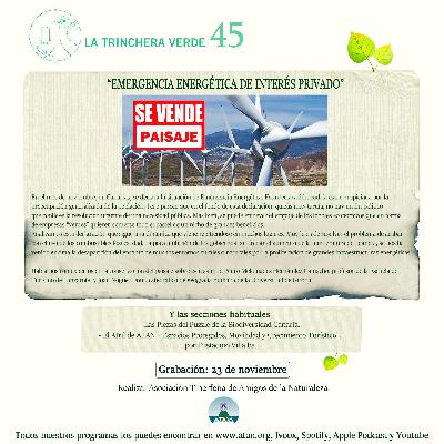 La Trinchera Verde 45 – Emergencia Energética de Interés Privado