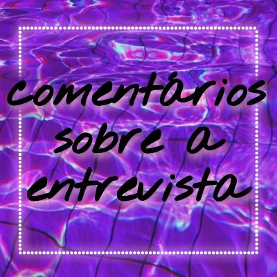 Sobre a entrevista com Yuval Harari.