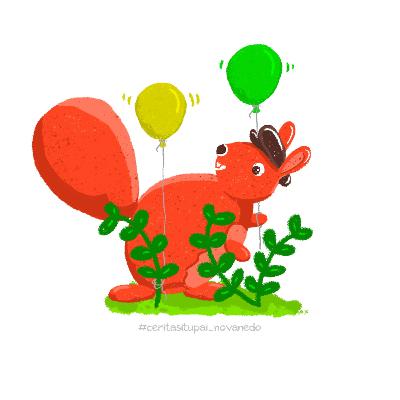 Cerita Si Tupai - Meletus Balon Hijau