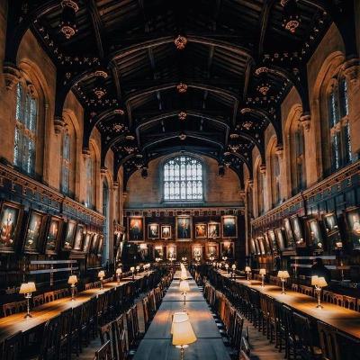 ASMR HARRY POTTER study at Hogwarts Great Hall