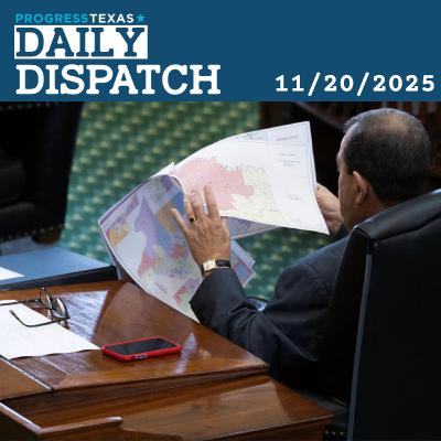 Daily Dispatch 11/20/25: GOP Fails To Clear Racist Map As Dissenting Judge Melts Down, And More