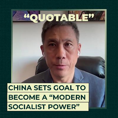 China sets goal to become a “modern socialist power”