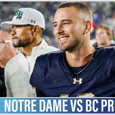 Notre Dame vs Boston College Preview and Predictions Show