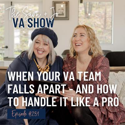Ep231 When Your VA Team Falls Apart - And How To Handle It Like A Pro