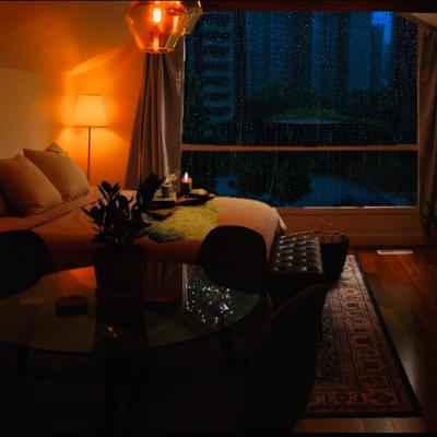 vacation thunderstorm movie night