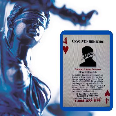 4 of Hearts: Anthony Lamar Peterson, Florida Deck 4 of Hearts: Anthony Lamar Peterson, Florida Deck