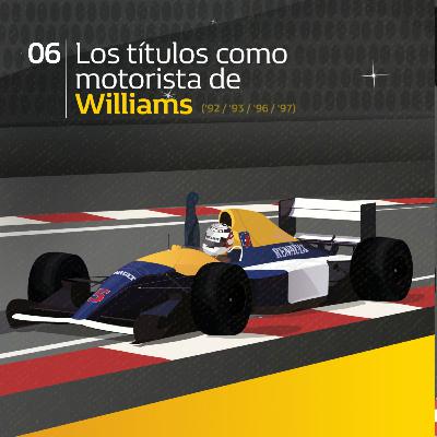 #6 - Los títulos como motorista de Williams #6 - Los títulos como motorista de Williams
